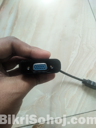VGA to HDMI Converter Adapter (With Audio Support)
